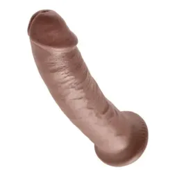 King Cock 9 realistlik dildo, pruun