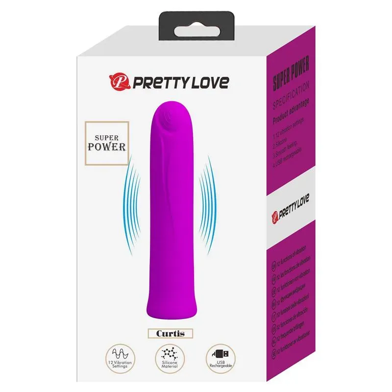PRETTYLOVE Curtis мини-вибратор с USB