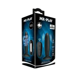 MR PLAY вибро анальная пробка с пультом