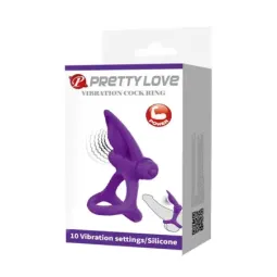 PRETTYLOVE виброкольцо для пениса, 10 режимов