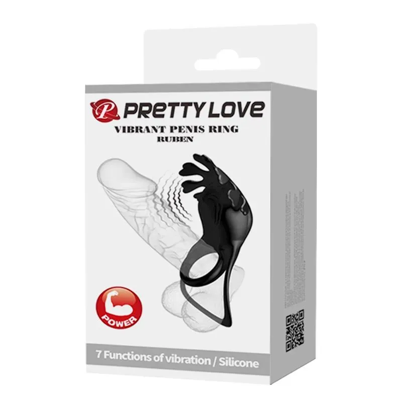 PRETTYLOVE Ruben вибро эрекционное кольцо