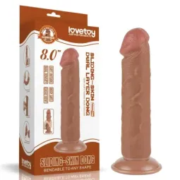 LOVETOY Sliding Skin 8 realistlik dildo