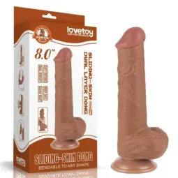 LOVETOY Sliding Skin 8 realistlik dildo