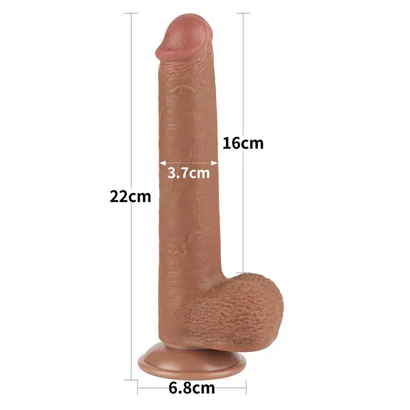 LOVETOY Sliding Skin 9 realistlik dildo