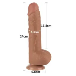LOVETOY Sliding Skin 9.5 realistlik dildo