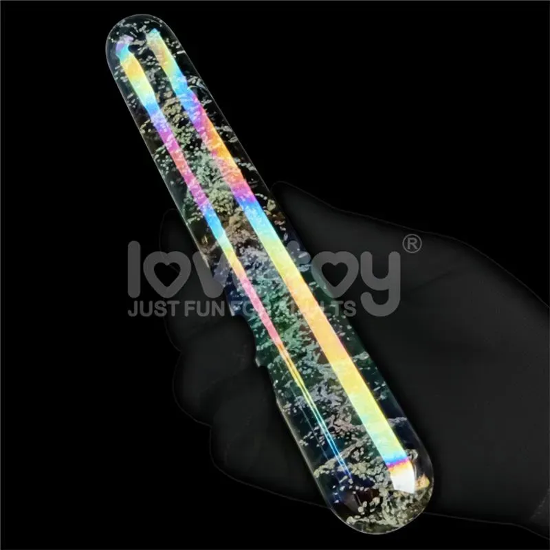 LOVETOY Twilight Gleam Slim klaasdildo