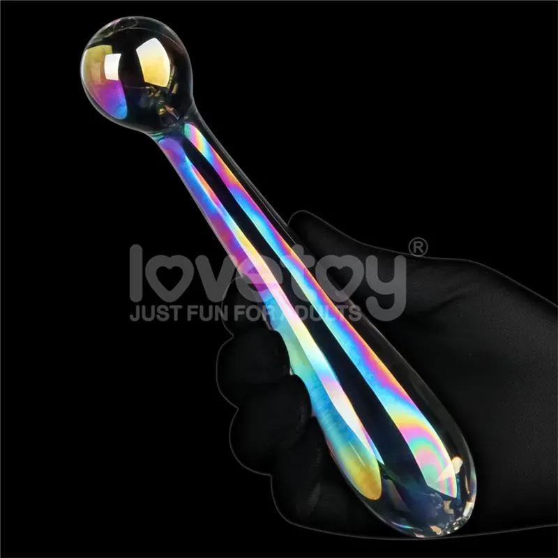 LOVETOY Twilight Gleam Alluring Arc стеклянный дилдо