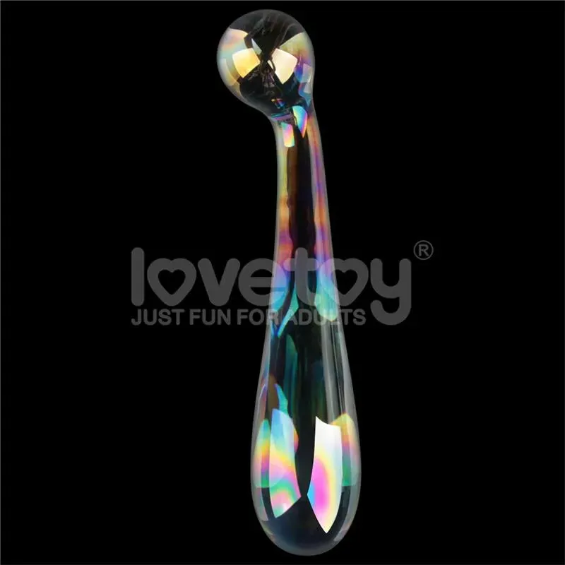 LOVETOY Twilight Gleam Alluring Arc стеклянный дилдо