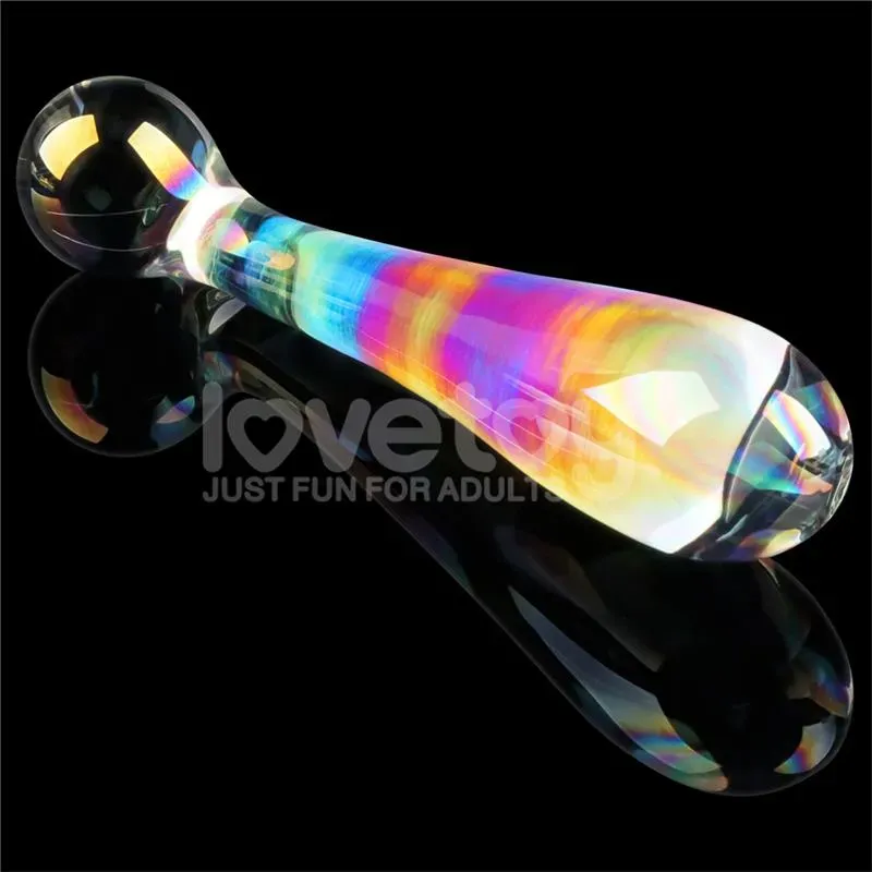 LOVETOY Twilight Gleam Alluring Arc klaasdildo