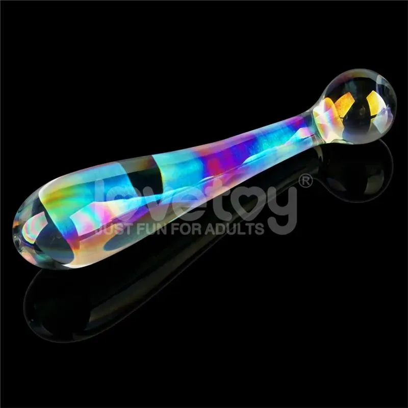 LOVETOY Twilight Gleam Alluring Arc klaasdildo