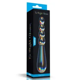 LOVETOY Twilight Gleam Rising Ripples klaasdildo