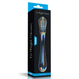 LOVETOY Twilight Gleam Twin Pleasures klaasdildo