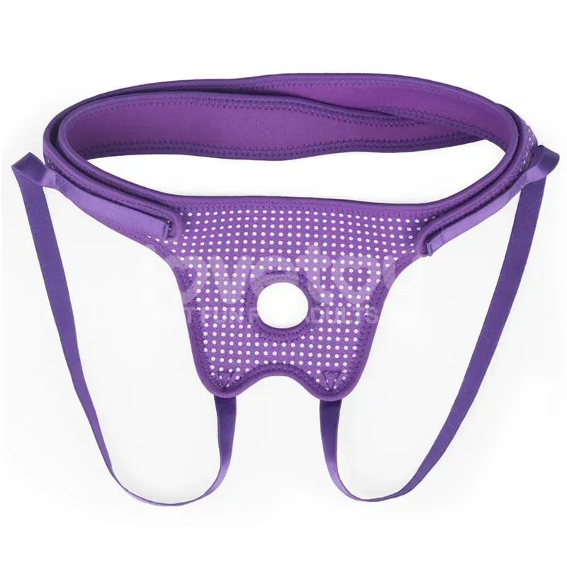 LOVETOY Easy Strap On трусики-страпон, фиолетовые