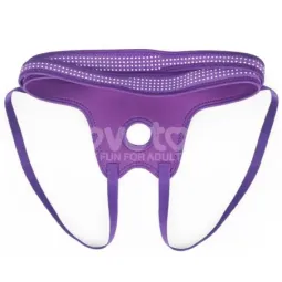 LOVETOY Easy Strap On трусики-страпон, фиолетовые