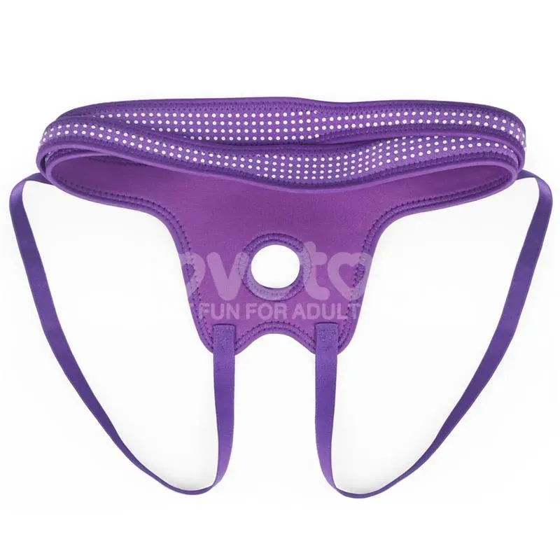 LOVETOY Easy Strap On трусики-страпон, фиолетовые