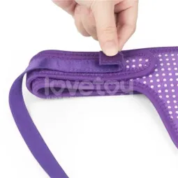 LOVETOY Easy Strap On трусики-страпон, фиолетовые