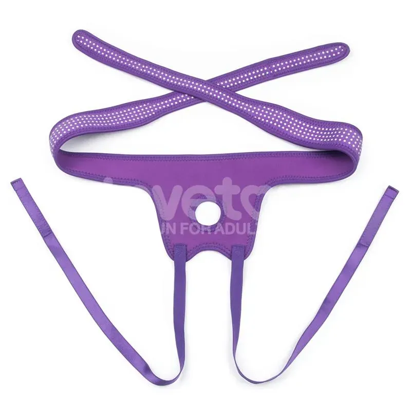 LOVETOY Easy Strap On трусики-страпон, фиолетовые