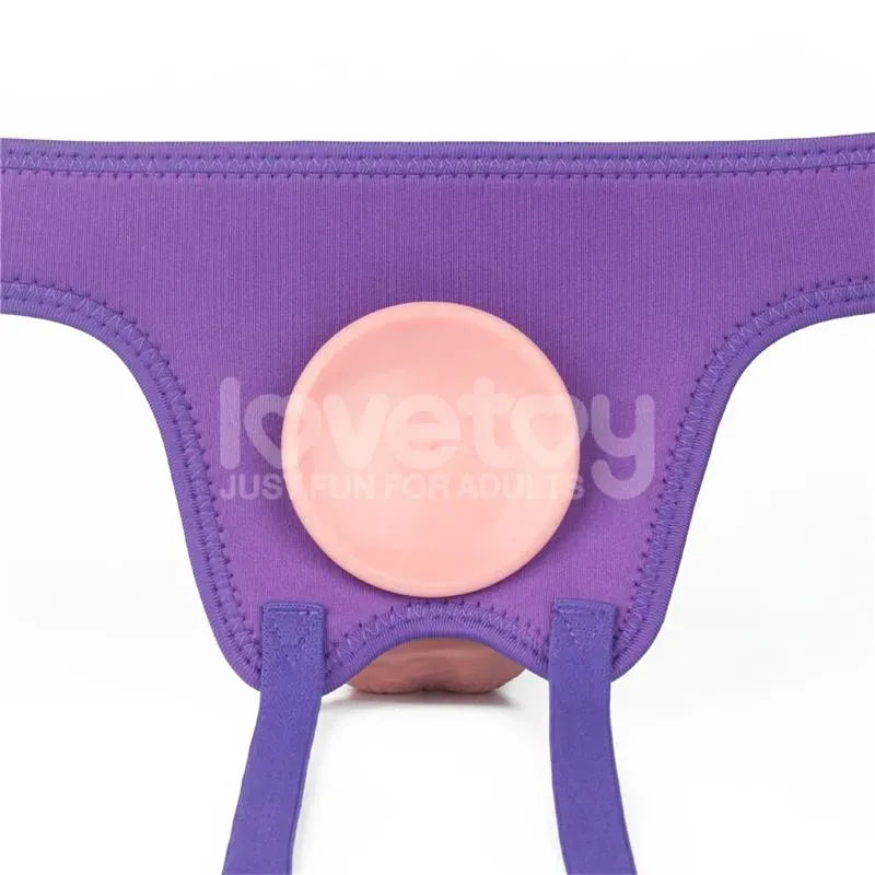 LOVETOY Easy Strap On трусики-страпон, фиолетовые