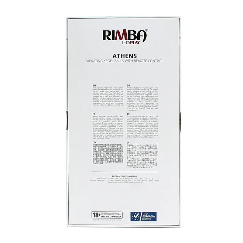 RIMBA TOYS Athens вагинальные шарики с вибрацией