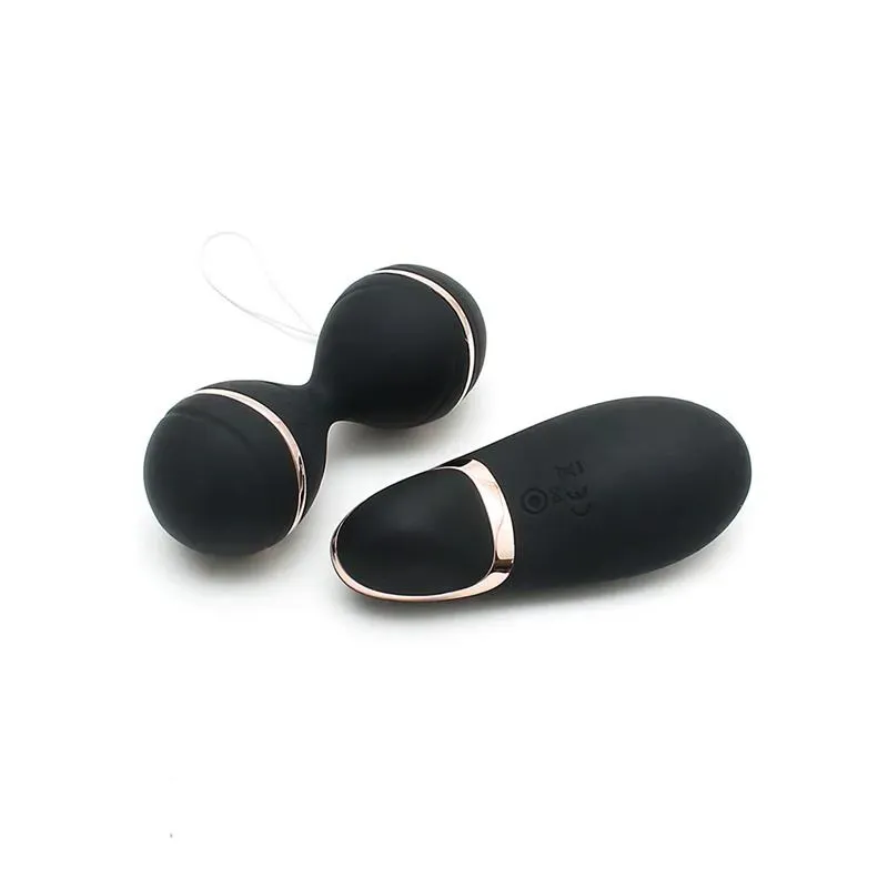 RIMBA TOYS Ibiza Black vibreerivad tupekuulid