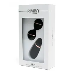 RIMBA TOYS Ibiza Black vibreerivad tupekuulid