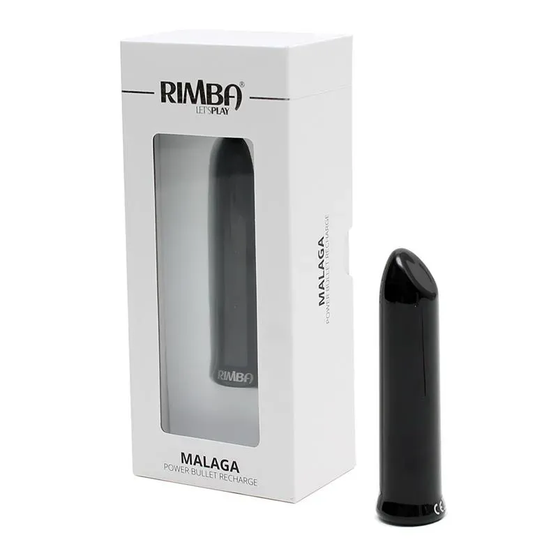 Rimba Toys Malaga мини-вибратор чёрный