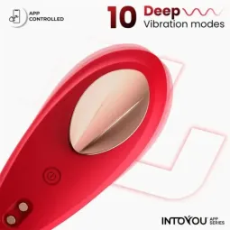 INTOYOU APP SERIES вибратор в трусики, красный
