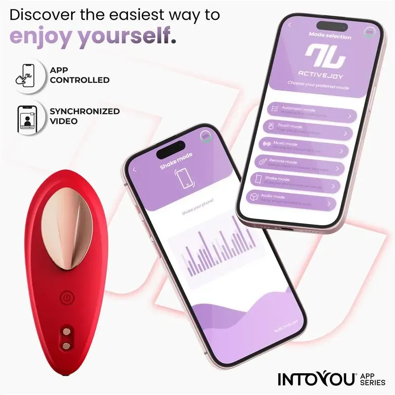 INTOYOU APP SERIES вибратор в трусики, красный