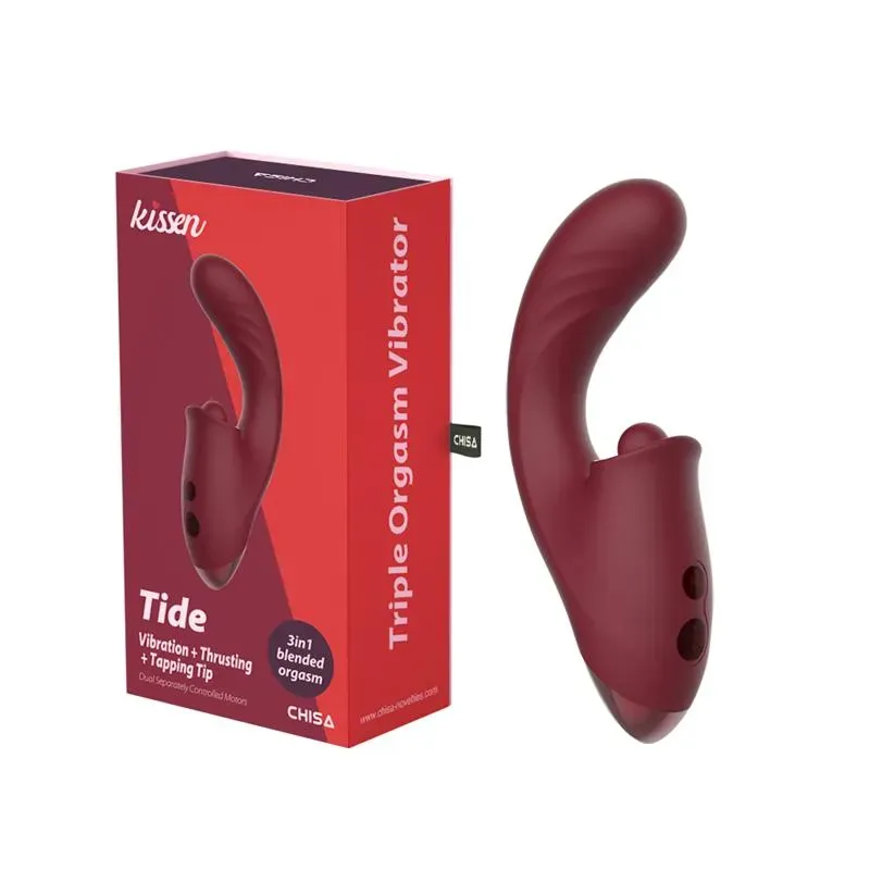 KISSEN Tide vibraator tõuke- ja koputusfunktsiooniga