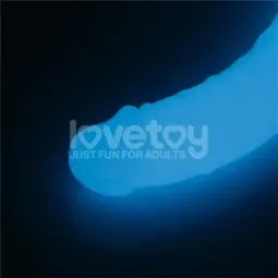 LOVETOY Lumino Blue Light topeltdildo 47 cm
