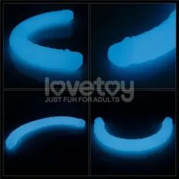 LOVETOY Lumino Blue Light topeltdildo 47 cm