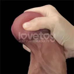 LOVETOY Dual Layered XXL realistlik dildo 27 cm