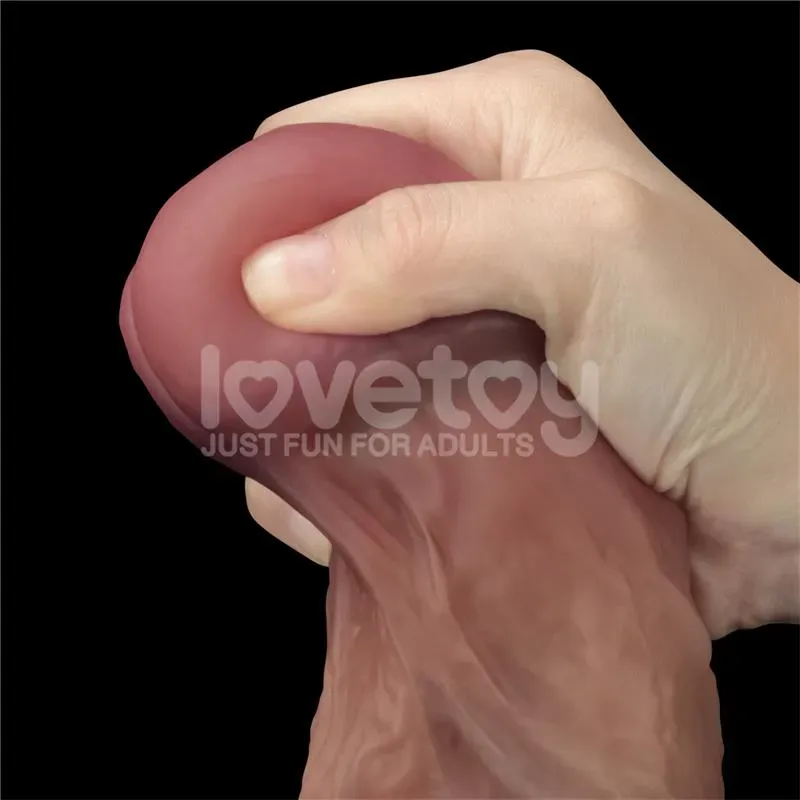 LOVETOY Dual Layered XXL realistlik dildo 27 cm