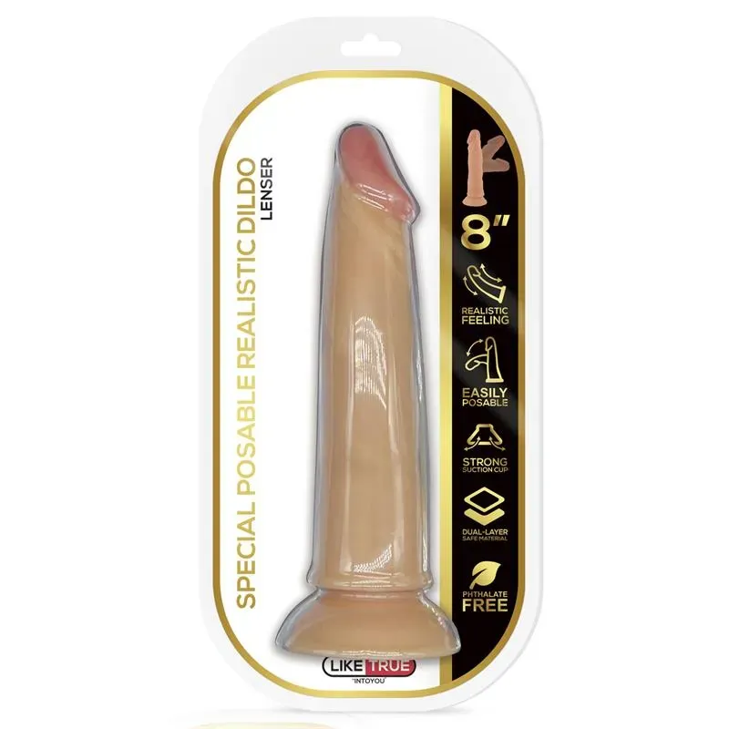 LIKETRUE Lenser реалистичный гибкий дилдо