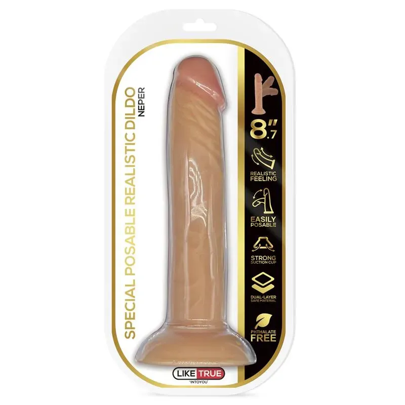 LIKETRUE Neper realistlik painutatav dildo