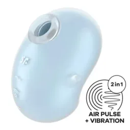 Satisfyer Cutie Ghost Blue клиторальный вибратор