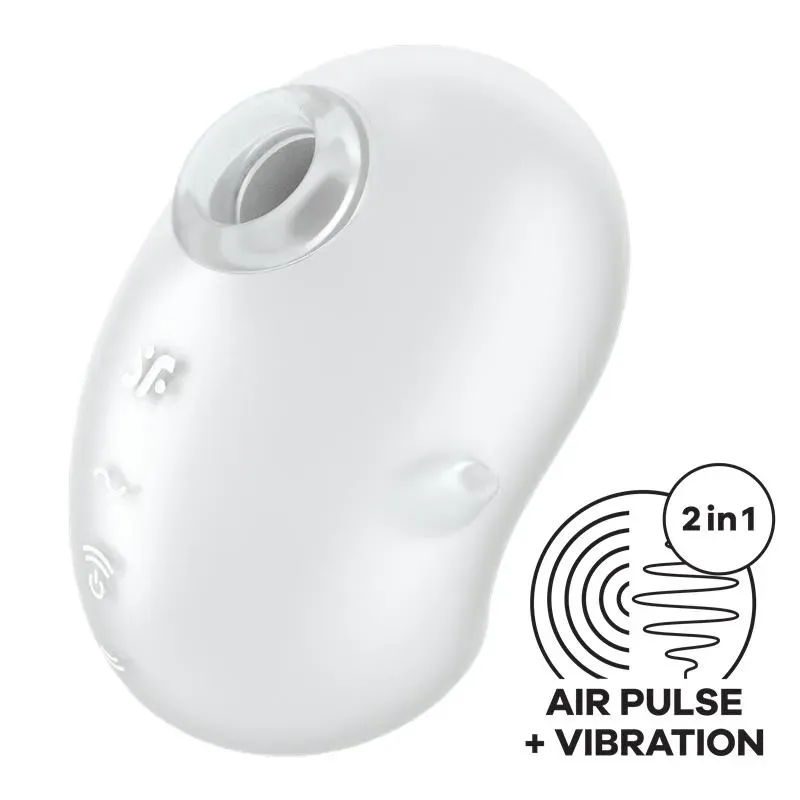 Satisfyer Cutie Ghost Clear клиторальный вибратор