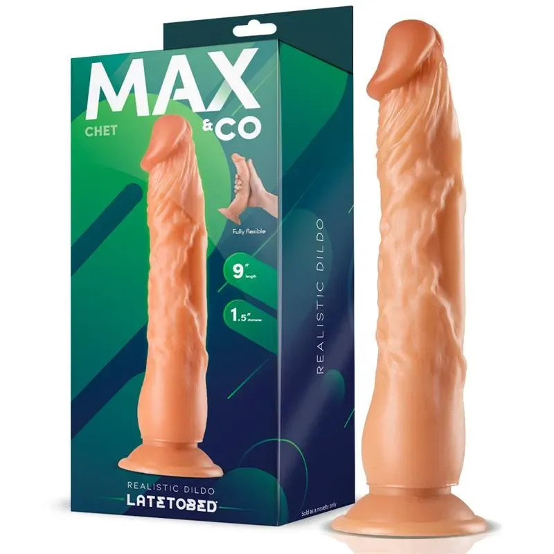MAX & CO Chet реалистичный фаллоимитатор 23 см