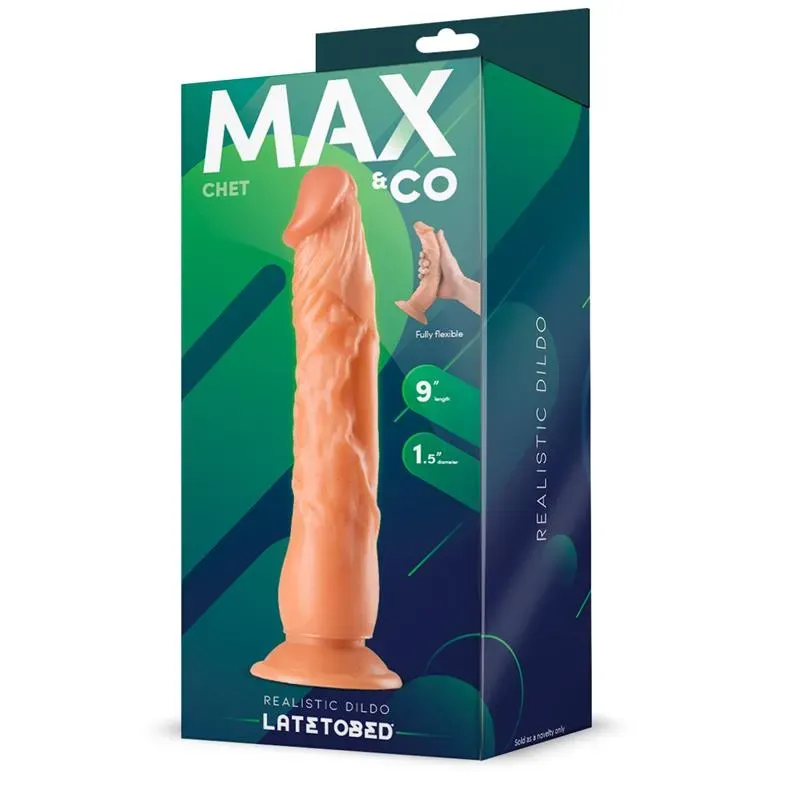 MAX & CO Chet реалистичный фаллоимитатор 23 см