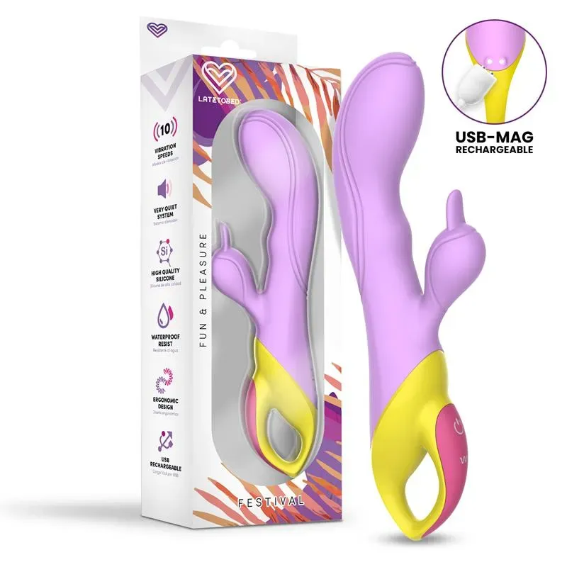 FESTIVAL Lilly vibraator, 10 režiimi, USB