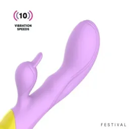 FESTIVAL Lilly vibraator, 10 režiimi, USB