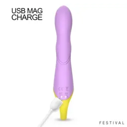 FESTIVAL Lilly вибратор, 10 режимов, USB