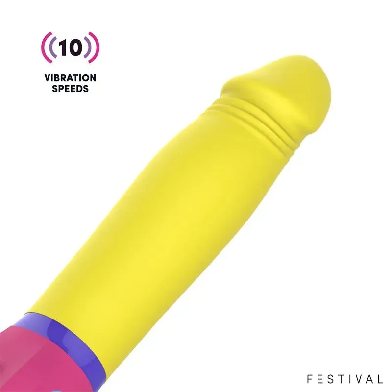 FESTIVAL Lumix вибратор, 10 режимов, USB-C
