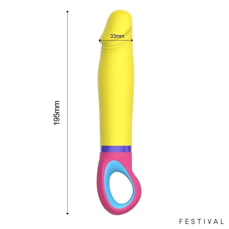 FESTIVAL Lumix вибратор, 10 режимов, USB-C