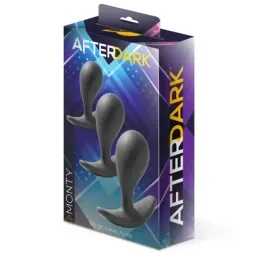 AFTERDARK Monty набор анальных пробок, 3 шт