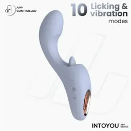 INTOYOU Licky вибратор с язычком и приложением