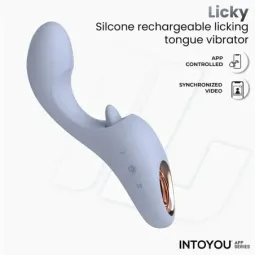 INTOYOU Licky вибратор с язычком и приложением