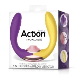 ACTION Two Lovers вибратор 3-в-1