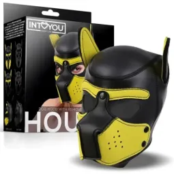 INTOYOU BDSM LINE Hound neopreenist koeramask