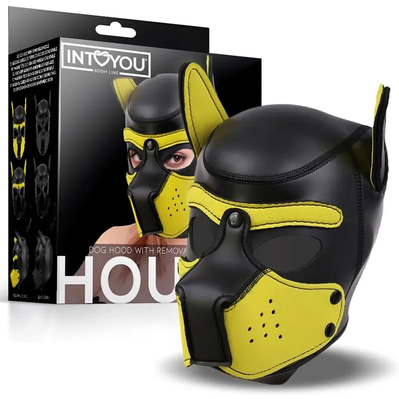 INTOYOU BDSM LINE Hound маска собаки из неопрена